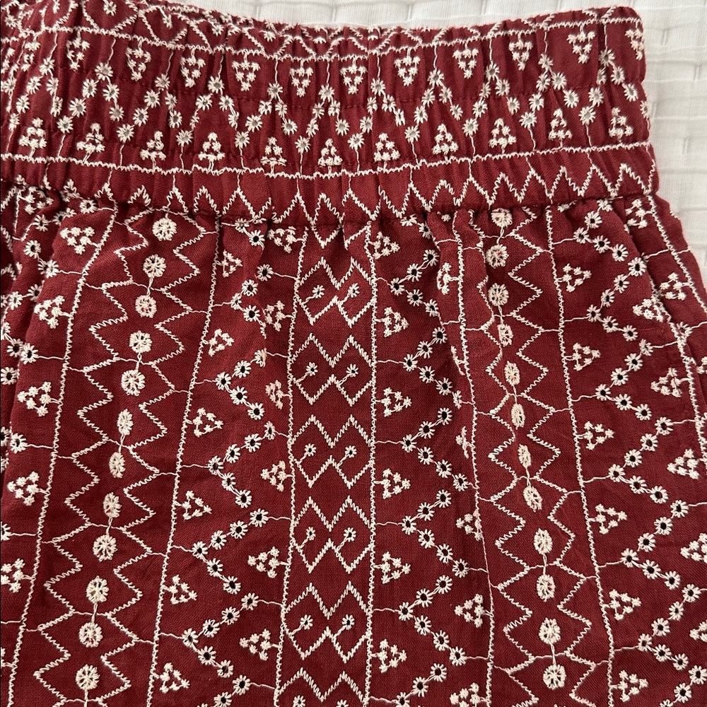 Zara Embroidered Eyelet Shorts - Picture 4 of 6